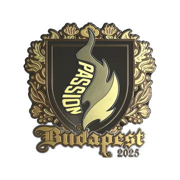 Sticker | Passion UA (Gold) | Budapest 2025