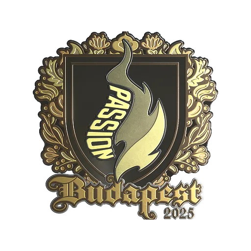 Sticker | Passion UA (Gold) | Budapest 2025