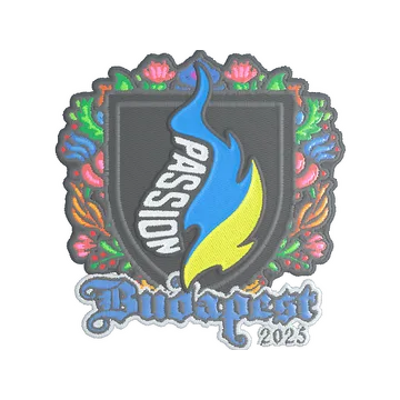 Sticker | Passion UA (Embroidered) | Budapest 2025