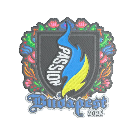 Sticker | Passion UA (Embroidered) | Budapest 2025