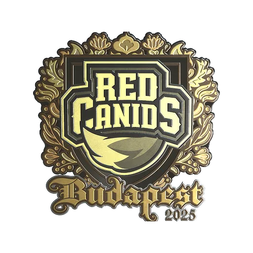 Sticker | RED Canids (Gold) | Budapest 2025