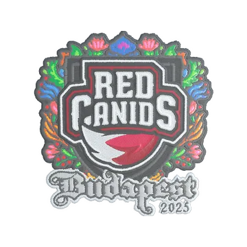Sticker | RED Canids (Embroidered) | Budapest 2025