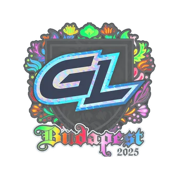 Наклейка | GamerLegion (голографическая) | Будапешт-2025