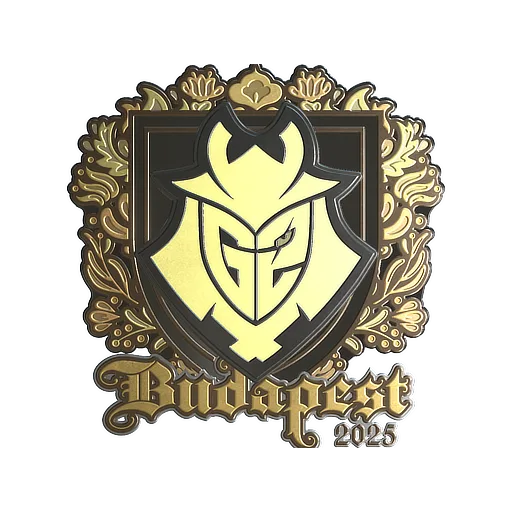 Sticker | G2 esports (Gold) | Budapest 2025