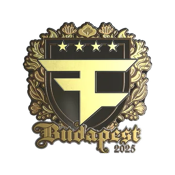 Sticker | FaZe Clan (Gold) | Budapest 2025