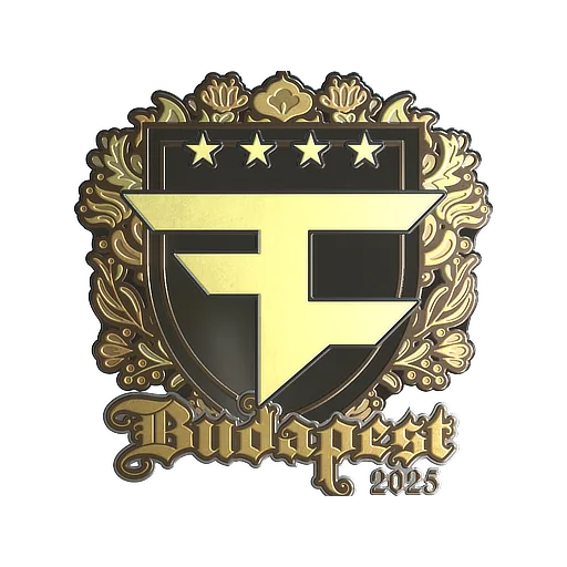 Sticker | FaZe Clan (Gold) | Budapest 2025