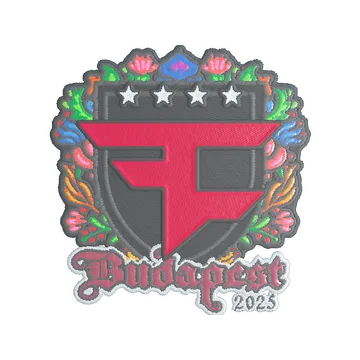 Наклейка | FaZe Clan (вышитая) | Будапешт-2025