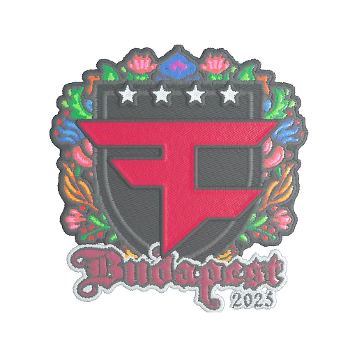Наклейка | FaZe Clan (вышитая) | Будапешт-2025