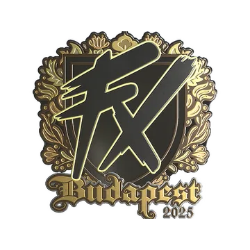 Sticker | Fluxo (Gold) | Budapest 2025