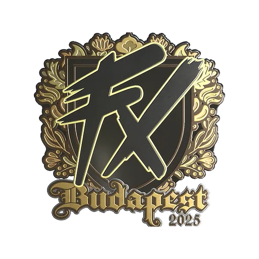 Sticker | Fluxo (Gold) | Budapest 2025