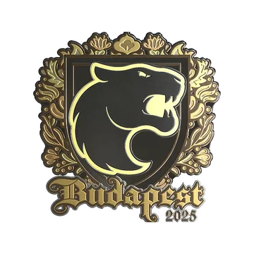 Sticker | FURIA (Gold) | Budapest 2025
