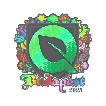 Наклейка | FlyQuest (голографическая) | Будапешт-2025