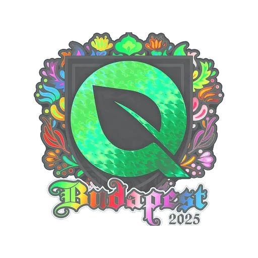 Наклейка | FlyQuest (голографическая) | Будапешт-2025