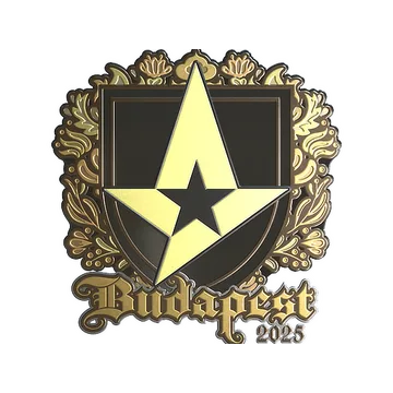 Sticker | Astralis (Gold) | Budapest 2025