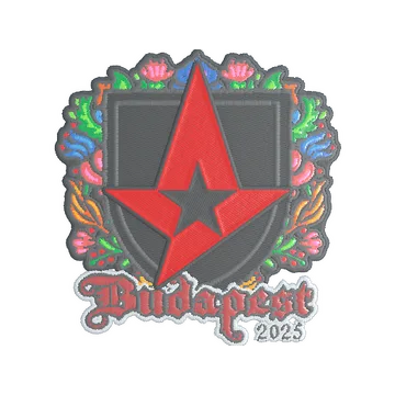 Наклейка | Astralis (вышитая) | Будапешт-2025