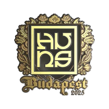 Sticker | The Huns (Gold) | Budapest 2025
