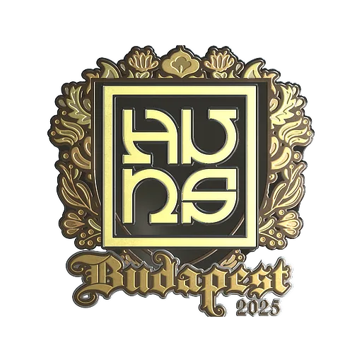 Наклейка | The Huns (золотая) | Будапешт-2025