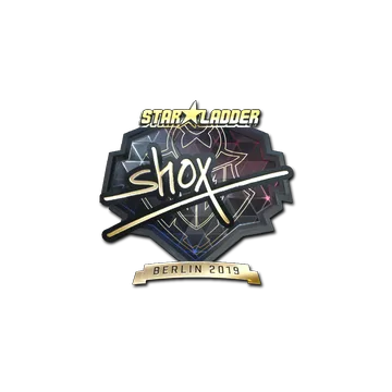 Sticker | shox (Gold) | Berlin 2019