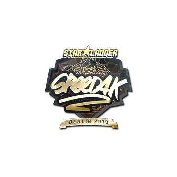 Sticker | speed4k (Gold) | Berlin 2019