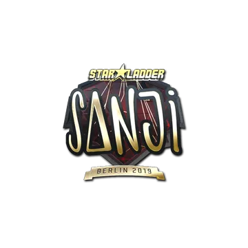 Sticker | SANJI (Gold) | Berlin 2019