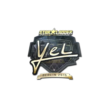 Sticker | yel (Gold) | Berlin 2019