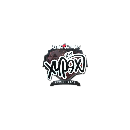 Наклейка | Xyp9x (металлическая) | Берлин-2019