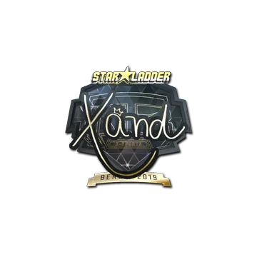 Sticker | xand (Gold) | Berlin 2019