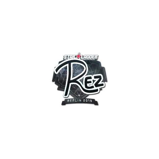 Наклейка | REZ (металлическая) | Берлин-2019