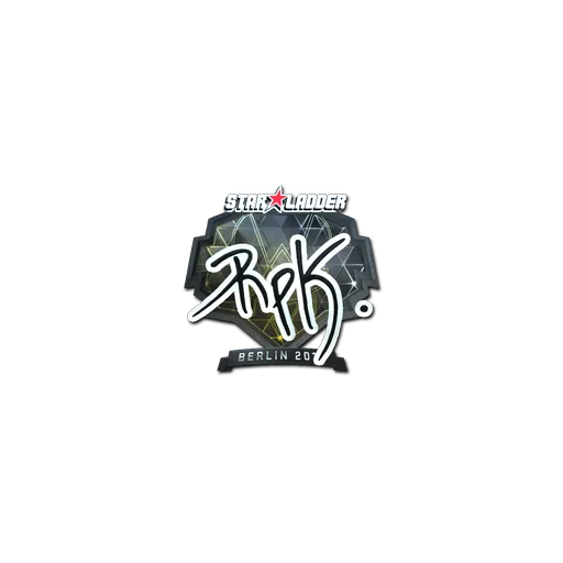 Наклейка | RpK (металлическая) | Берлин-2019