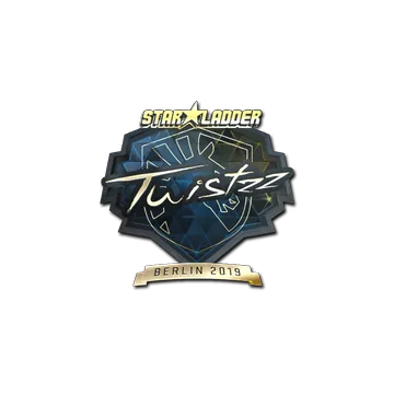 Sticker | Twistzz (Gold) | Berlin 2019