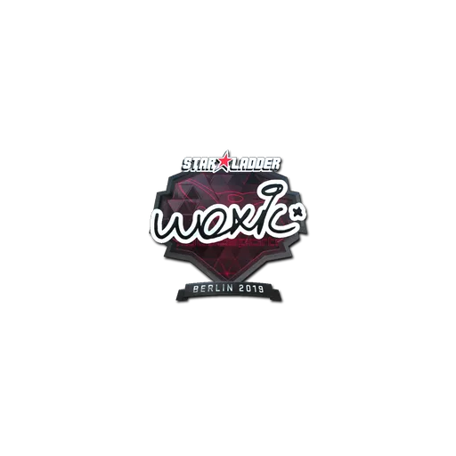 Наклейка | woxic (металлическая) | Берлин-2019