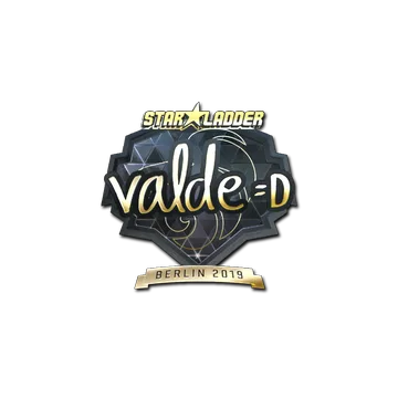 Sticker | v4lde (Gold) | Berlin 2019
