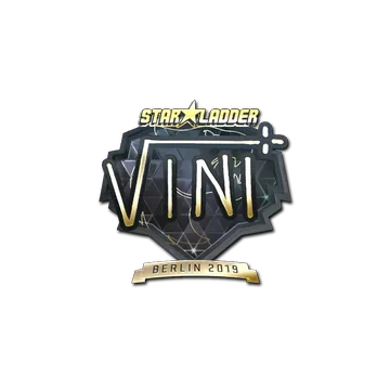 Sticker | VINI (Gold) | Berlin 2019