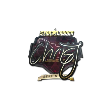 Sticker | chrisJ (Gold) | Berlin 2019
