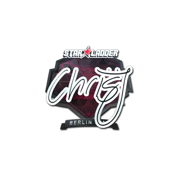 Sticker | chrisJ (Foil) | Berlin 2019