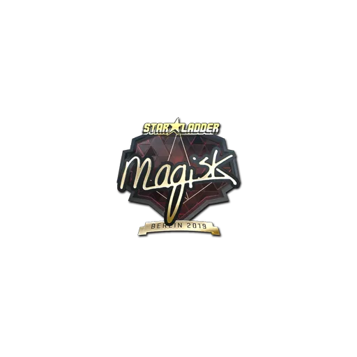 Наклейка | Magisk (золотая) | Берлин-2019