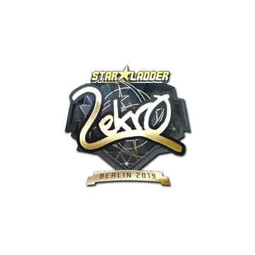 Sticker | Lekr0 (Gold) | Berlin 2019