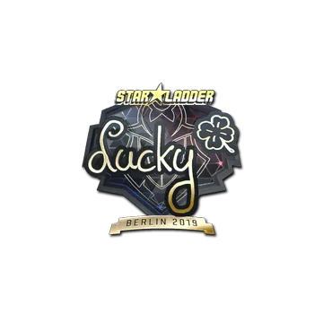 Sticker | Lucky (Gold) | Berlin 2019