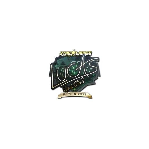 Наклейка | LUCAS1 (золотая) | Берлин-2019