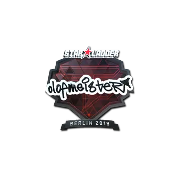 Sticker | olofmeister (Foil) | Berlin 2019