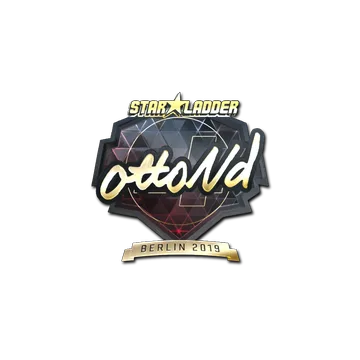 Sticker | ottoNd (Gold) | Berlin 2019