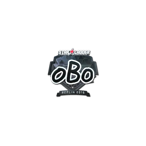 Наклейка | oBo (металлическая) | Берлин-2019