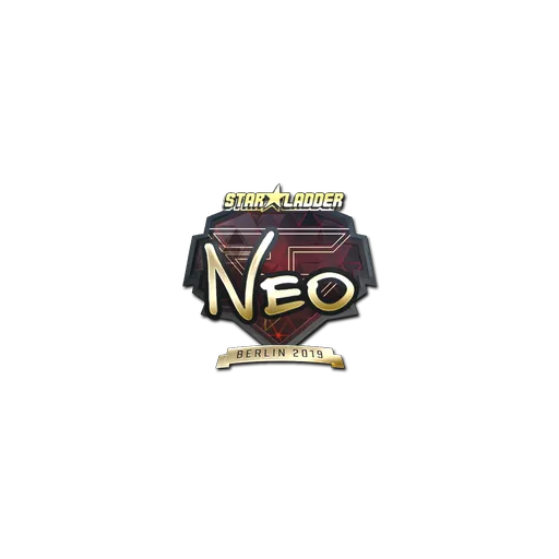 Наклейка | NEO (золотая) | Берлин-2019