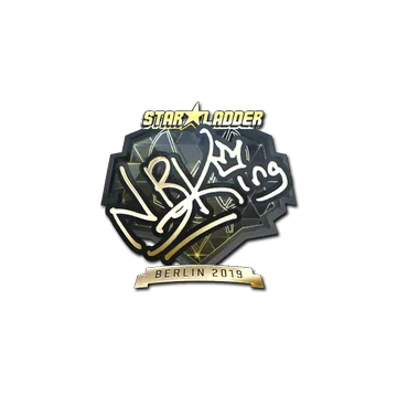 Sticker | NBK- (Gold) | Berlin 2019