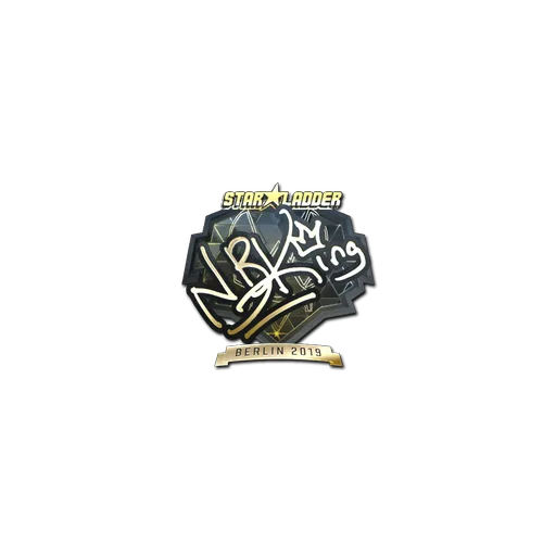 Sticker | NBK- (Gold) | Berlin 2019