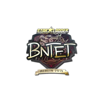Sticker | BnTeT (Gold) | Berlin 2019