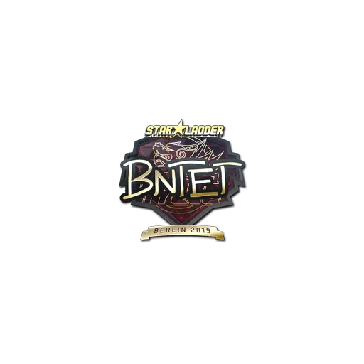 Наклейка | BnTeT (золотая) | Берлин-2019