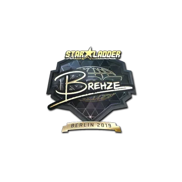 Sticker | Brehze (Gold) | Berlin 2019
