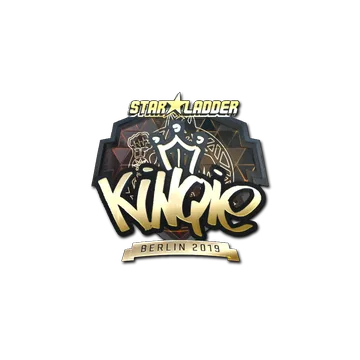 Sticker | kinqie (Gold) | Berlin 2019