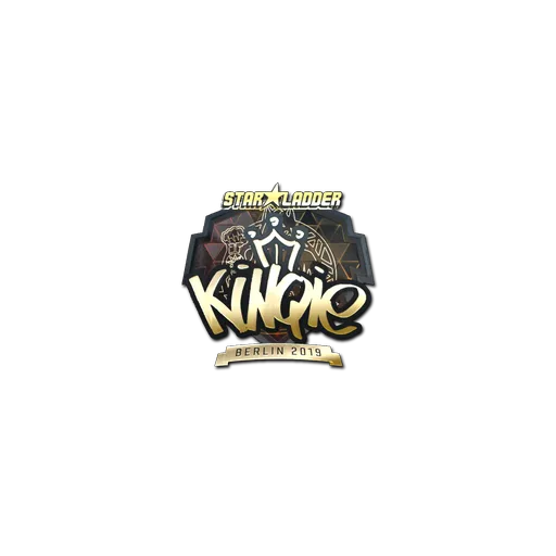 Sticker | kinqie (Gold) | Berlin 2019